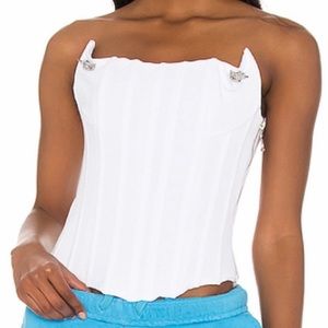 Boys Lie white corset
